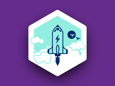 Launch Icon adobe illustrator icon illustration launch rocket