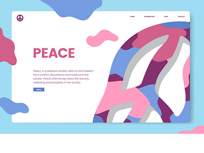 Peace design concept