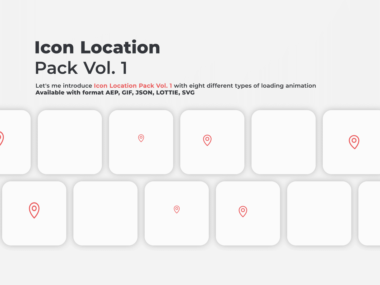 Lottie Files (Icon Location Pack Vol. 1)