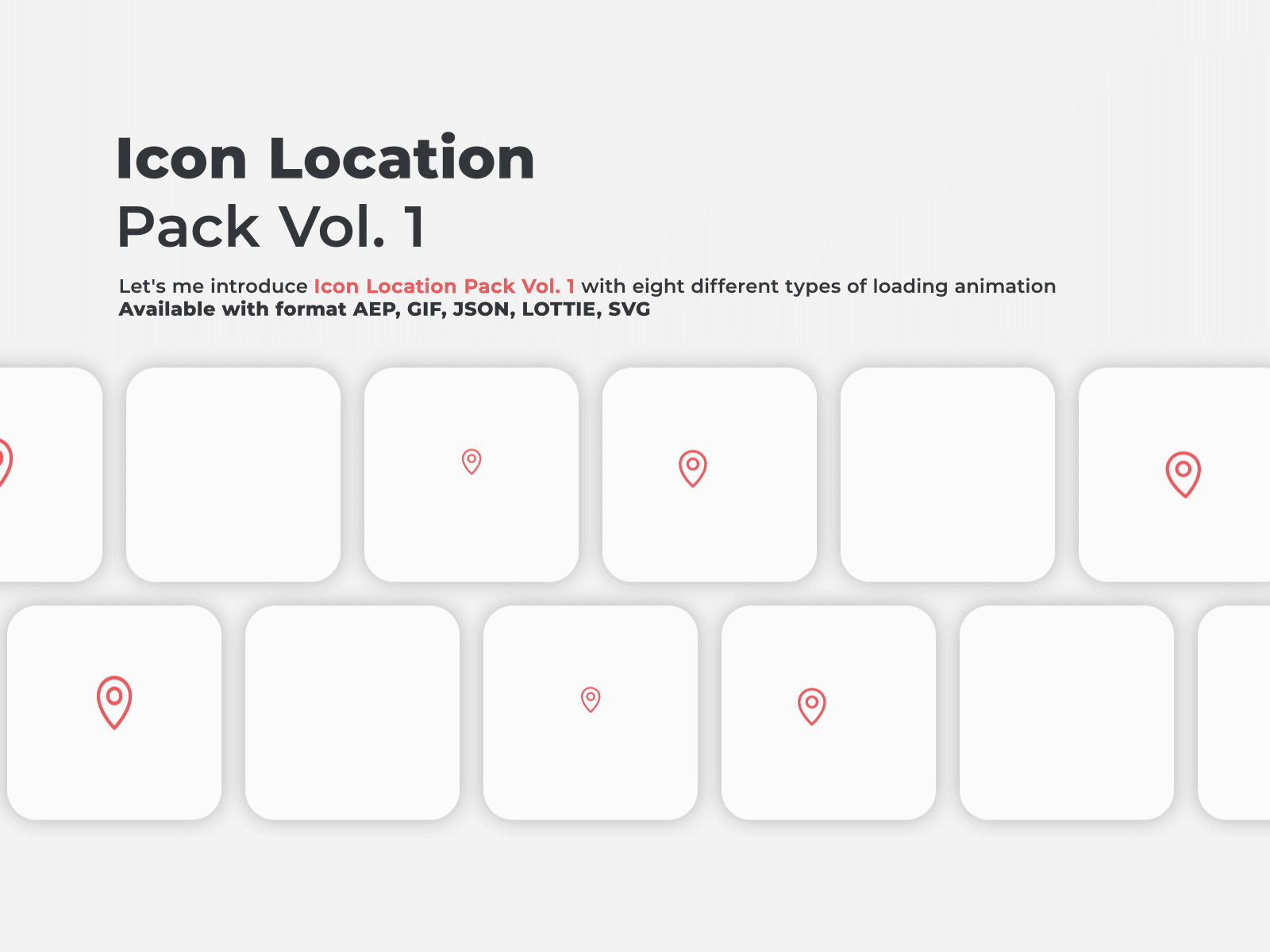Lottie Files (Icon Location Pack Vol. 1) adobe animation branding bundling design direction icon iconscout illustration line location lottie lottie files maps motion pack subscribe user experience user interface website