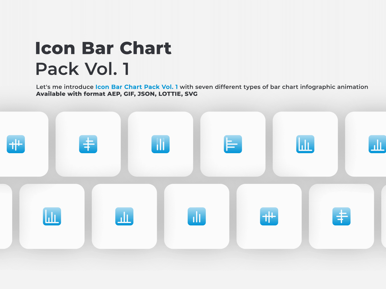 Lottie Files (Icon Bar Chart Pack Vol. 1) adobe animation bar branding bundling canva chart download figma free download icon iconscout infographic lottie lottiefiles motion graphics pack user experience user interface website