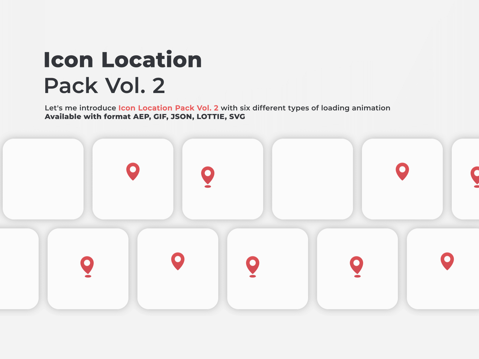 Lottie Files (Icon Location Pack Vol. 2) adobe animation branding bundling design direction icon icon scout illustration line location lottie lottie files maps motion pack subscribe user experience user interface website