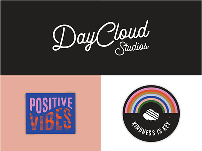 DayCloud Studios Stickers branding design identity logo