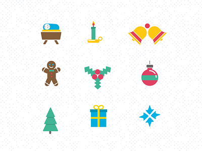 Hope Center Holiday Mailer Icons 2019 design