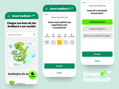 Green Feedback Website feedback illustration ui ux webdesign