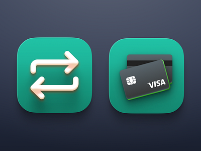 Bank icons 2 app big sur credit card icon money transfer