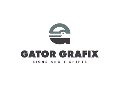 Gator Grafix Logo Design branding design drawing icon logo vector vector art