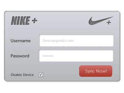 Nike API Integration api button nike sign in ui