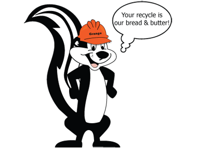 Co. Mascot For Debris Company illustration skunk
