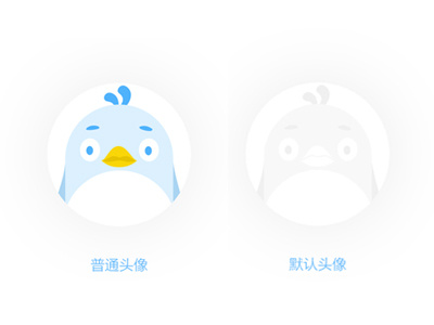 Brand cartoon image design bird cartoon