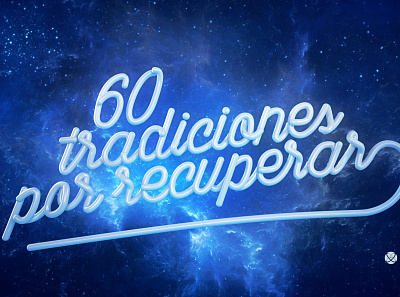 lettering tradiciones 3d illustration lettering type