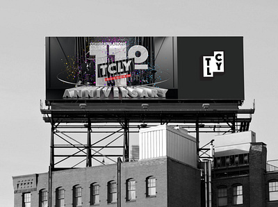 advertising on billboards tcly 3d design illustration logo type typography web