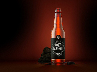 cascabel beer 3d illustration