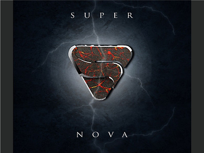 Super Nova and cgi logo typography