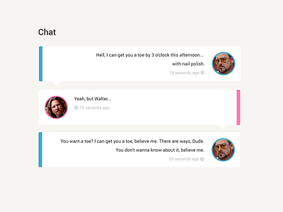Chat chat conversation design flat interface user