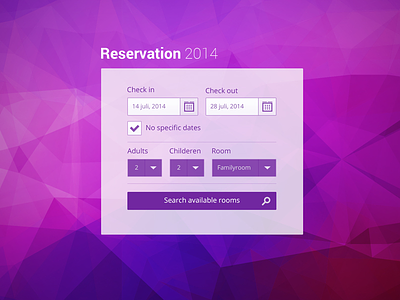 Hotelpad Reservation date flat holiday hotel icons ipad reservation rooms search ui vacation widgets
