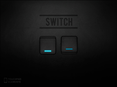 Switch blue buttons switch vintage