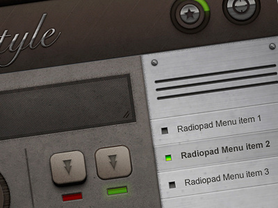 Radiopad UI audio radio radiopad ui user interfaces