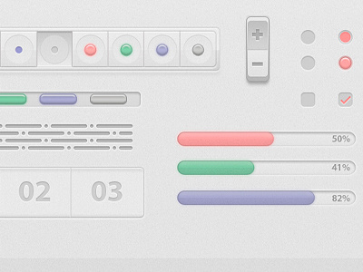 Softpad progress... audio knobs pink softpad ui user interfaces