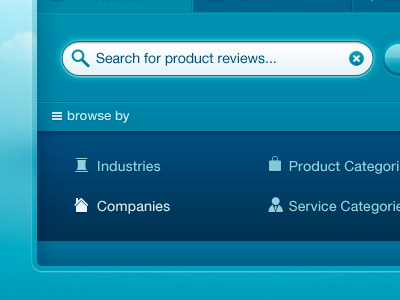 Search and browse... blue browse product review search services