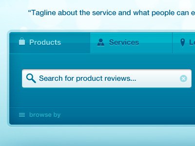 Search and browse... blue browse product review search services