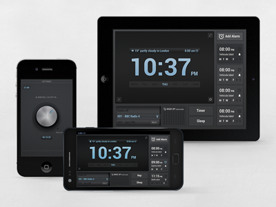 More Wakeup Alarm... alarm android app ipad iphone mobile radio weather