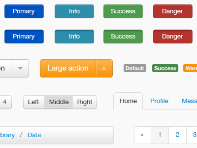 Bootstrap V2 Detail Buttons
