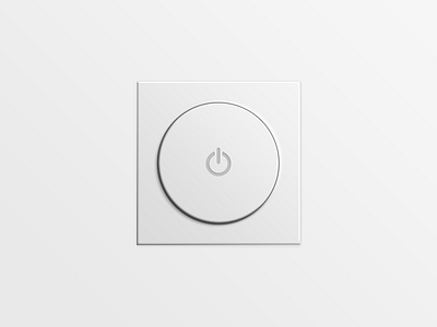Button Round button clean light round switch