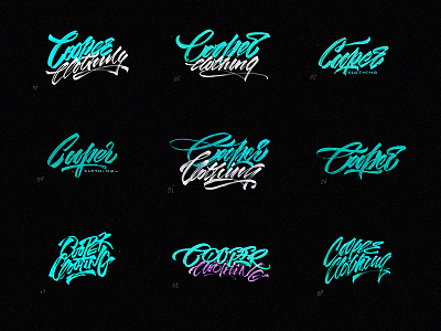 Cooper Сlothing brush brushpen calligraphy clothing lettering logo print script type