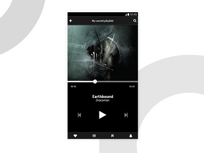 Daily UI #009 - Music player