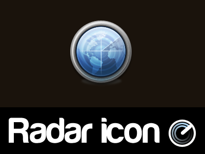 Radar Icon glyph icon logo radar