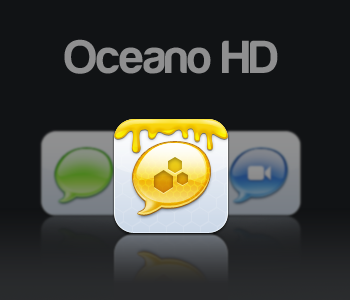 Oceano HD beejive ichat icon icons messaging sms
