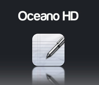 Oceano HD Notes icon iphone theme