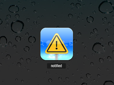 My take on Notified's icon glyphs icon icons notified oceano