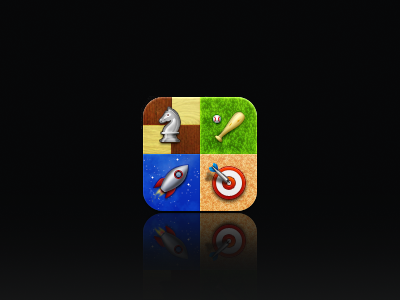 Realistic GameCenter icon rebound apple gamecenter icon icons iphone oceano retina
