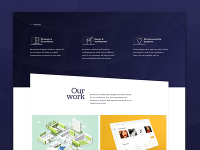 Hyperion one pager interface landing page one pager product design webdesign website