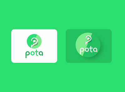 PotaApp - Final Logo app branding flat icon illustration logo vector