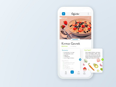 App UI - Öğün Açıklama app branding design diet diet app health healthy mobile ui ui ux