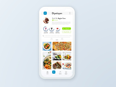 App UI - My Profile animation app branding design diet healthy logo mobile ui ui ux
