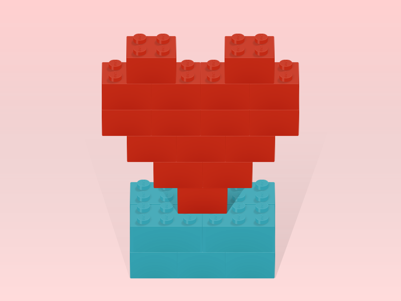 iron heart lego