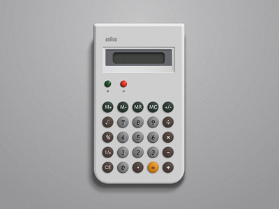 Braun Calculator braun calculator classic