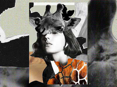 UNTITLED art collage digital fashion fashion collage handmade mixed media