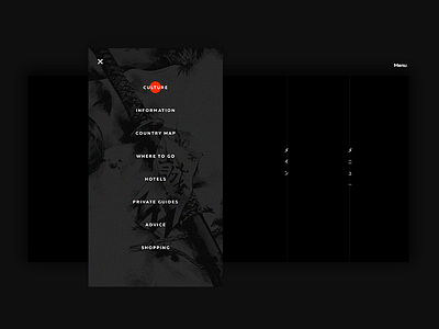Japan Guide Mobile App app design ios iphone japan minimalist mobile ui ux