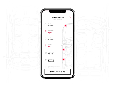 Audi MMi Connect Application app concept design desktop ios iphone layout minimal minimalism simple ui ux