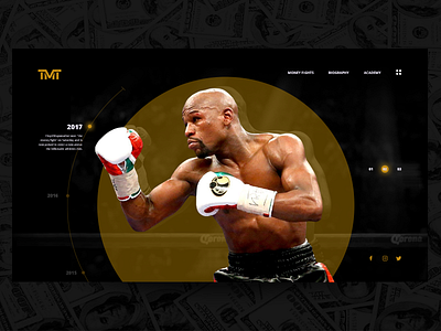 Mayweather Jr Fan Site Concept