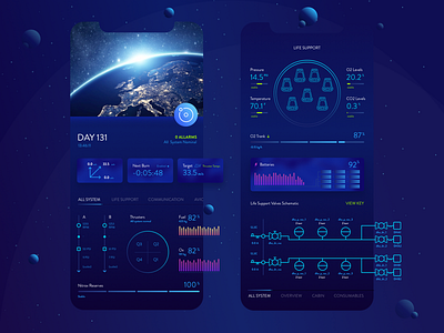 Space X Dragon Interface app application concept design interface ios iphone product spacex ui