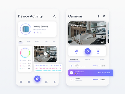 Video streaming AI app app concept . design interface design ui . ux design video app