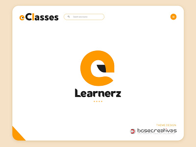 eLearning platform for students - Splash Page