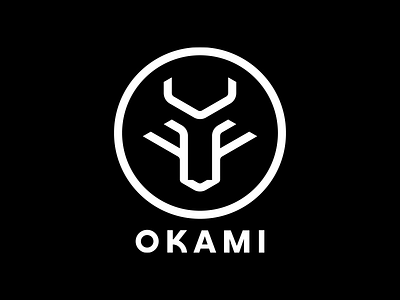 Okami brand branding fashion fitness gym logo