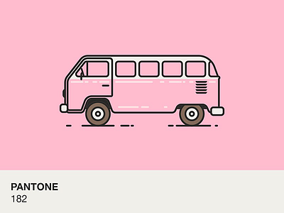 Pantone colour bus
